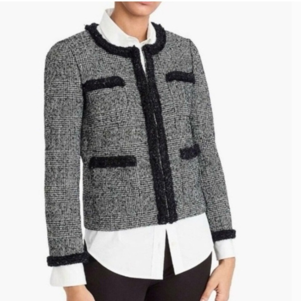J.Crew Women’s Glen Plaid Lady Blazer Jacket Size 14 Office Professional - Picture 10 of 10